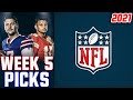 NFL WEEK 5 PICKS 2021 NFL GAME PREDICTIONS | WEEKLY NFL PICKS