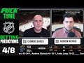 Free NHL Parlay Picks and Predictions for Today 4/10/22  Hockey Betting Tips NHL Betting Picks Today