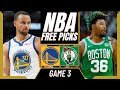 Free NBA Picks Today | WARRIORS vs CELTICS Game 3 Predictions (6/8/22) NBA Best Bets