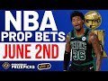 NBA Player Props Bets 06/02/22 on PRIZEPICKS | NBA Props Best Bets & Picks Today