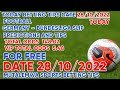 Football Predictions Today 28/10/2022