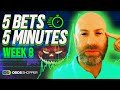 5 Best NFL Bets In 5 Minutes | Week 8 NFL Picks & Predictions