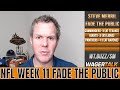 NFL Week 11 Predictions | Cardinals vs 49ers | Monday Night Football | Week 11 Public Betting Report