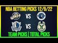 The Best NBA Picks, Parlays & The Best NBA Player Props for DECEMBER 9th!
