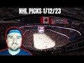 NHL Picks and Matchup Previews 1/12/23