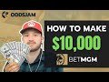 How to Make $10,000 on BetMGM Sportsbook | Sports Betting Tips & Advice | Sportsbooks Tutorial