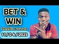 FOOTBALL PREDICTIONS TODAY 11/4/2023 SOCCER PREDICTIONS TODAY | BETTING TIPS, #footballpredictions