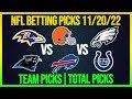 NFL Picks Today 11/20/22 NFL Predictions Today NFL Week 11 Betting Tips Today