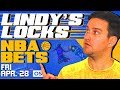 NBA Picks for EVERY Game Friday 4/28 | Best NBA Bets & Predictions | Lindy's Leans Likes & Locks