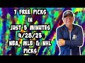 NBA, MLB, NHL  Best Bets for Today Picks & Predictions Friday 4/28/23 | 7 Picks in 5 Minutes