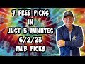 MLB Best Bets for Today Picks & Predictions Friday 6/2/23 | 7 Picks in 5 Minutes
