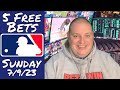 Sunday 5 Free MLB Betting Picks & Predictions - 7/9/23 l Picks & Parlays