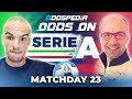 Odds On: Serie A – Matchday 23 – Free Football Betting Tips, Picks & Predictions