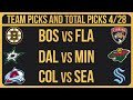 FREE NHL Picks Today 4/28/23 NHL Picks and Predictions