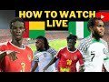 How to Watch Guinea-Bissau VS Nigeria Super Eagles Live -2nd Leg 2023 AFCON Qualifiers