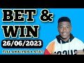 FOOTBALL PREDICTIONS TODAY 26/6/2023 SOCCER PREDICTIONS TODAY | BETTING TIPS, #footballpredictions