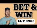 FOOTBALL PREDICTIONS TODAY 11/11/2023 SOCCER PREDICTIONS TODAY | BETTING TIPS, #footballpredictions