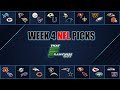 Week 4 NFL Predictions & Vegas Picks