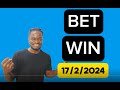 FOOTBALL PREDICTIONS TODAY 17/2/2024 SOCCER PREDICTIONS TODAY | BETTING TIPS, #footballpredictions