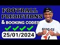FOOTBALL PREDICTIONS TODAY 25/01/2024 SOCCER PREDICTIONS TODAY | BETTING TIPS , #footballpredictions